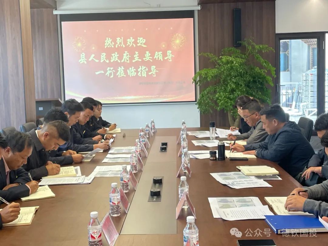 县人民政府主要领导莅临国投集团公司调研